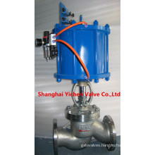 Pneumatic Flange Type China Globe Valve (J641)